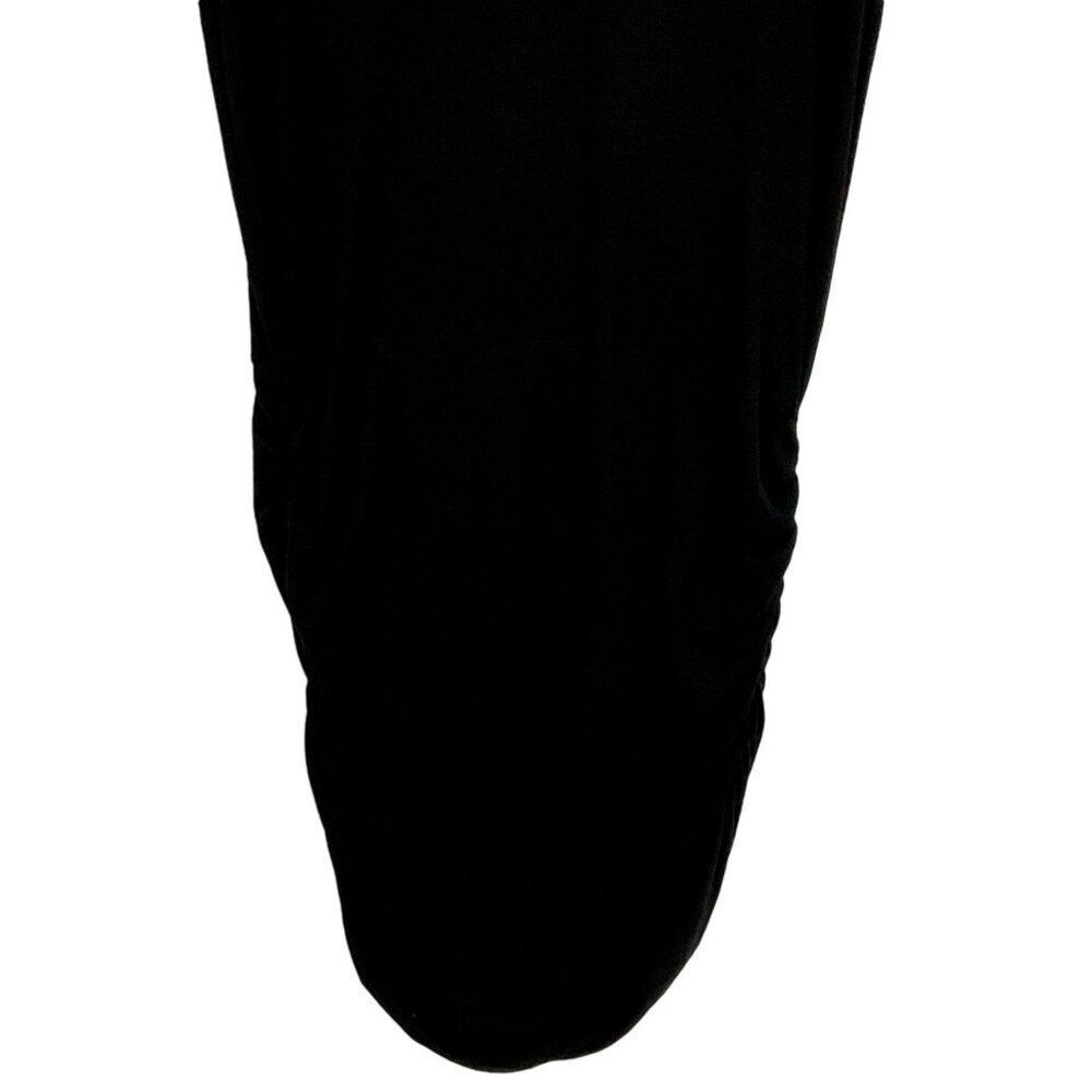Athleta Topanga Tee Dress, Size Large, Black, Ruched Sides - Picture 6 of 14